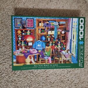 Eurographics jigsaw puzzle All you Knit is Love 1000 piece